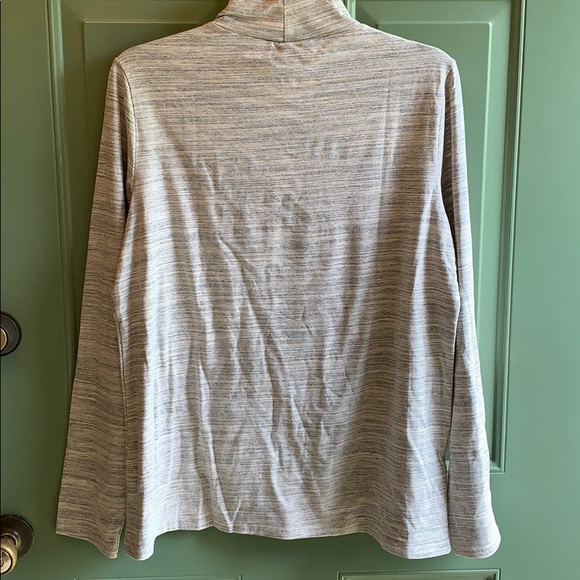 Croft & Barrow Heather Gray Mock Neck Top NWT L - Picture 4 of 4